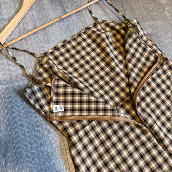 BP. Plaid Brown Dress- Size M - Picture 9 of 11